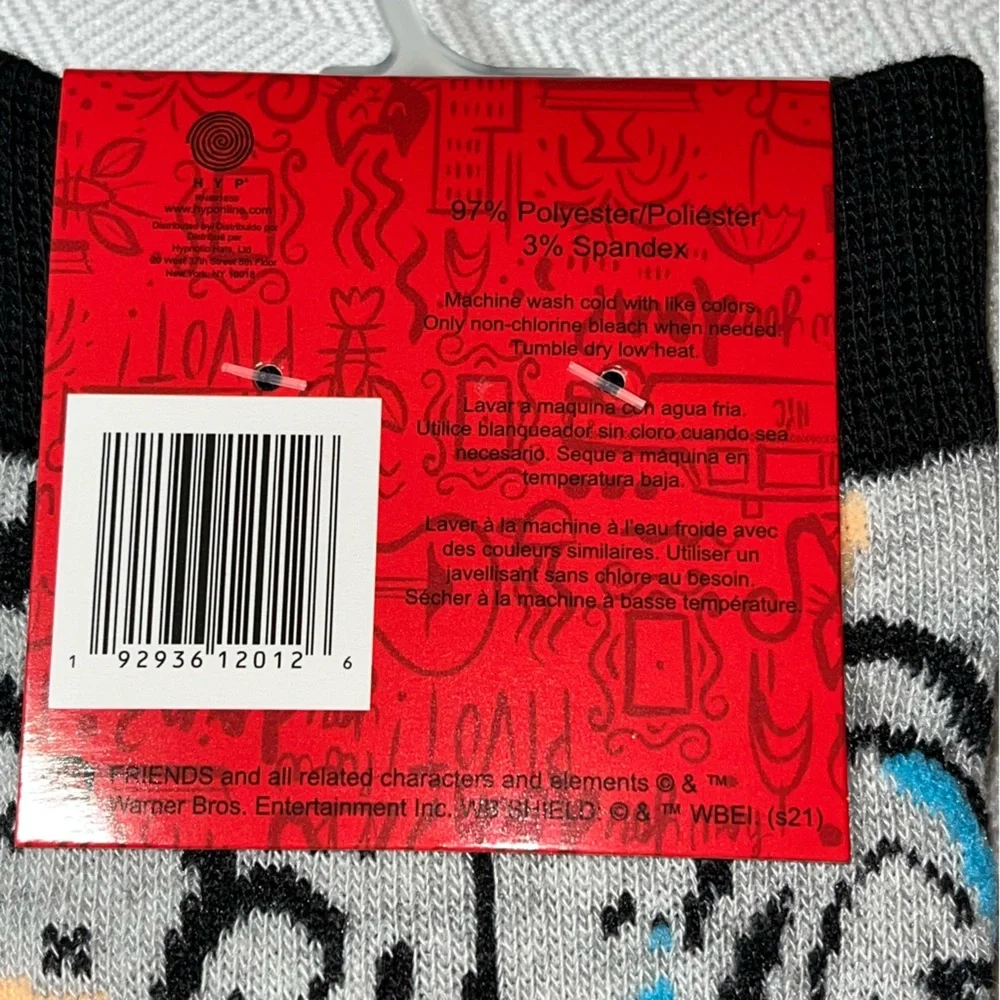 Friends Socks 2 Pair and Friends Trivia‎ Card Game New in Packages